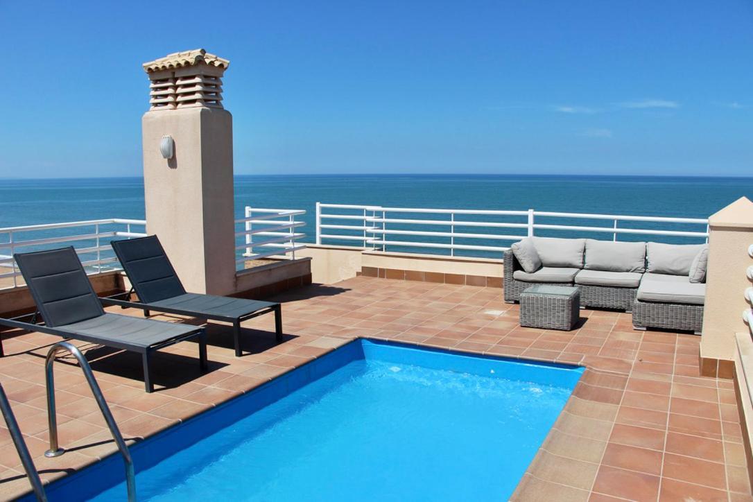 Atico Frontal Al Mar Con Piscina Privada By Homeprive Denia Exteriör bild